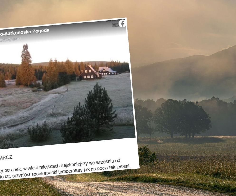  Mała Syberia w Sudetach znów zamarzła! Prawdziwy mróz we wrześniu