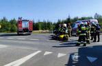 Wypadek na DW 975 w Dębinie Łętowskiej