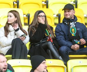 Kibice na meczu GKS Katowice - Lech Poznań