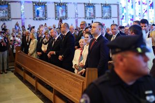 Prezydent Nawrocki  na uroczystościach w Doylestown