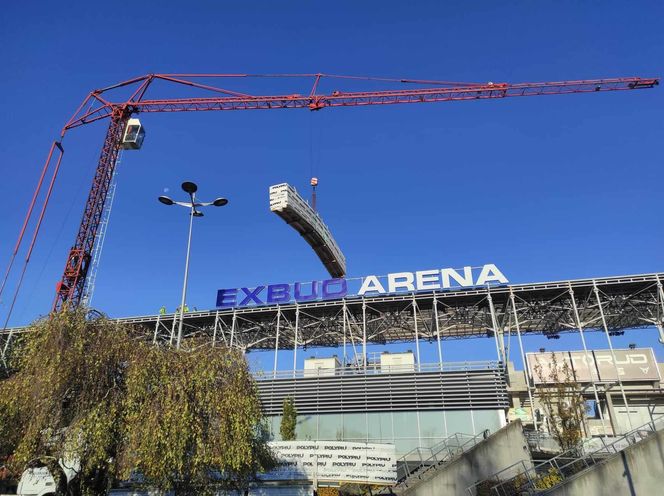 Wymiana dachu Exbud Arena Kielce