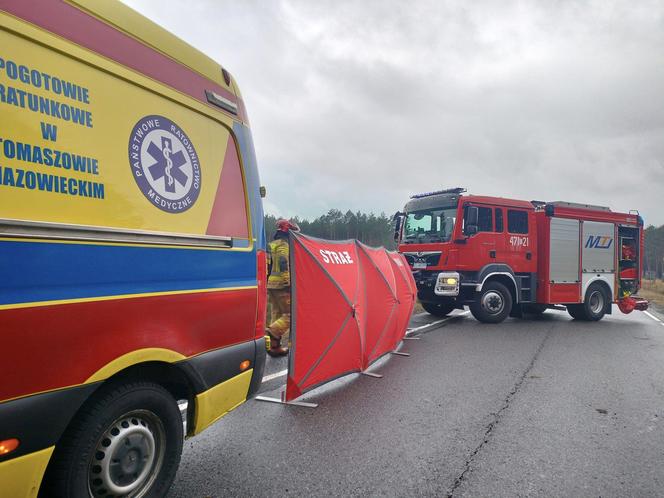 Tragiczny wypadek na DK 48. Wiktor był strażakiem. Jechał oddać krew