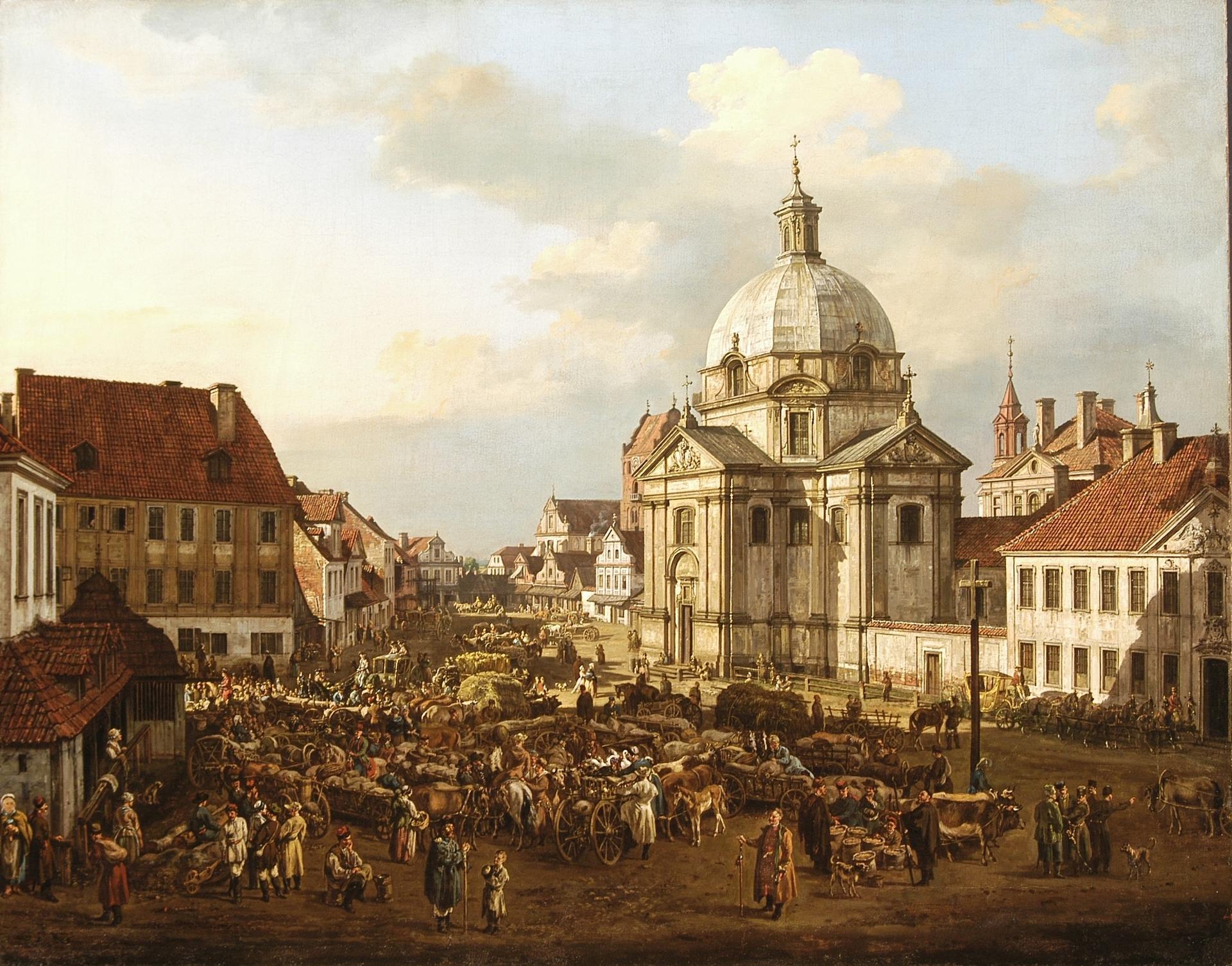 Canaletto, Kościół Sakramentek (1778)