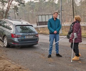 Na Wspólnej odc. 4012. Krystyna Agier (Małgorzata Knothe), Kamil Hoffer (Kazimierz Mazur)