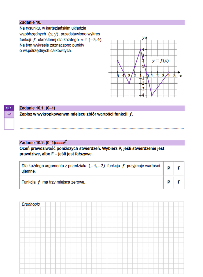 Próbna matura MATEMATYKA (test diagnostyczny)