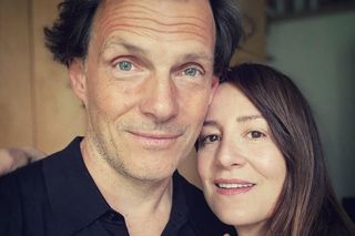 Maja Ostaszewska z partnerem