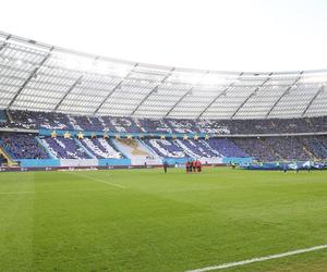 Kibice na Stadionie Śląskim podczas Wielkich Derbów Śląska (16.03.2024)