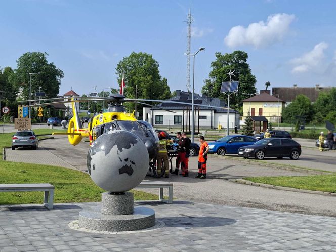 Wypadek nastolatka na hulajnodze w Mircu