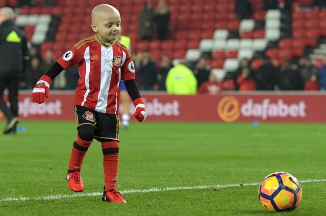 Bradley Lowery, chory na raka kibic Sunderlandu