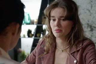 M jak miłość odc. 1839. Franka (Dominika Kachlik), Kinga (Katarzyna Cichopek)