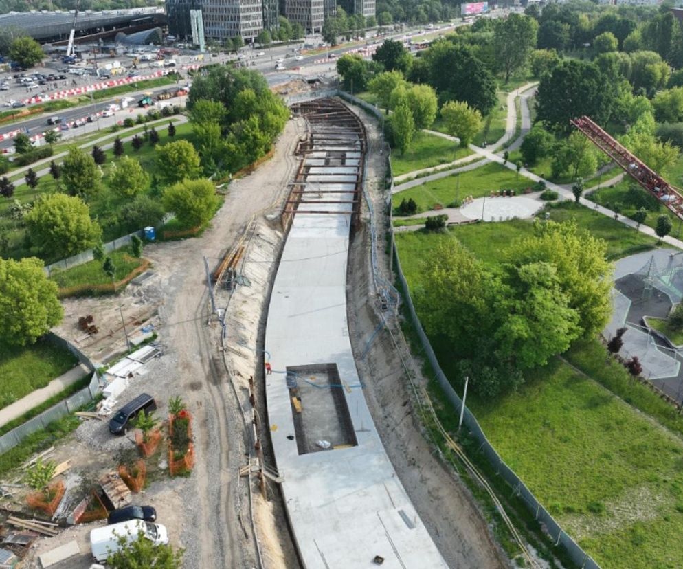 Prace związane z tunelem tramwajowym