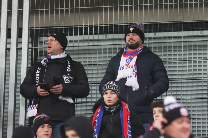 Kibice na meczu Górnik Zabrze - Lech Poznań