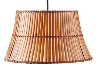 Bambusowe lampy. Pomysłowy abażur