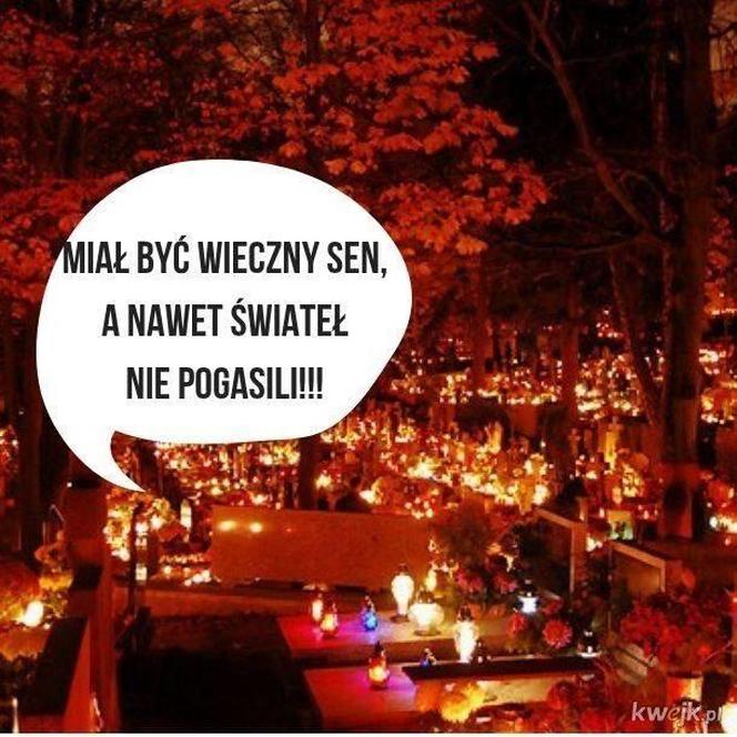 Najlepsze memy na Wszystkich Świętych. Uśmiejesz się do łez 