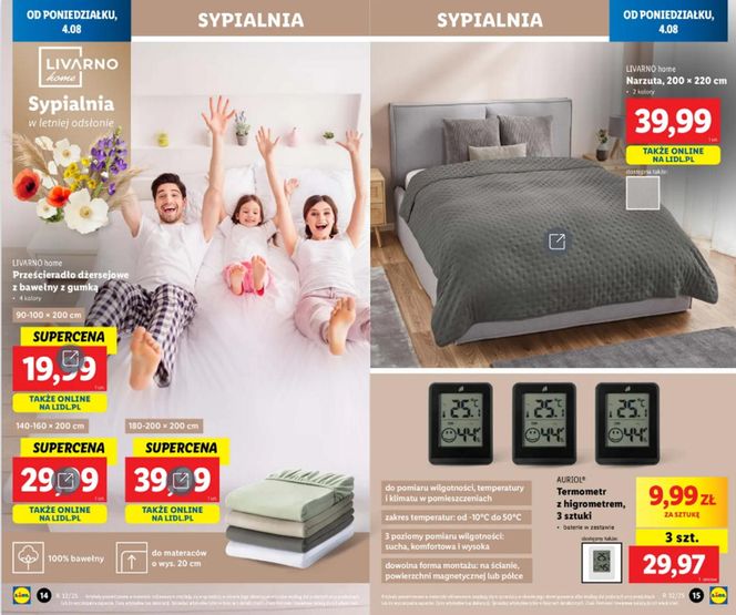 Promocje na pościel w Lidlu