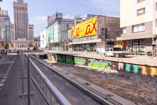 Likwidacja tunelu pod Marszałkowską w Warszawie