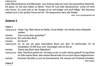 Matura 2021, język niemiecki. Transkrypcja nagrań. Co było na maturze 2021 z języka niemieckiego?
