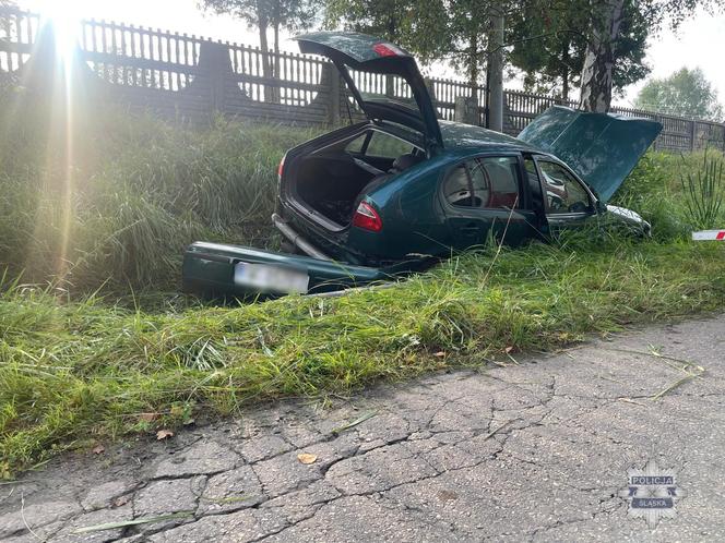 Śmiertelny wypadek w Częstochowie. Samochód wypadł z drogi i uderzył w drzewo