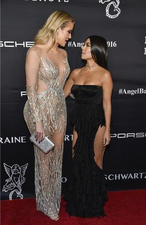 Siostry Kardashian na Angel Ball 2016