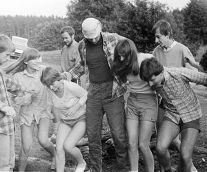 Mazury. Lata 80. Uczniowie II LO w Starachowicach