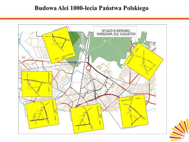 Aleja 1000-lecia Państwa Polskiego. Od 24 kwietnia duże zmiany w organizacji ruchu [ZDJĘCIA, MAPA]