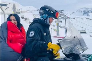 Justyna Steczkowska zasuwa po śniegu w szpilkach. Zrobi wszystko dla Eurowizji!