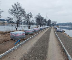 Przebudowa grobli na starachowickim Pasterniku