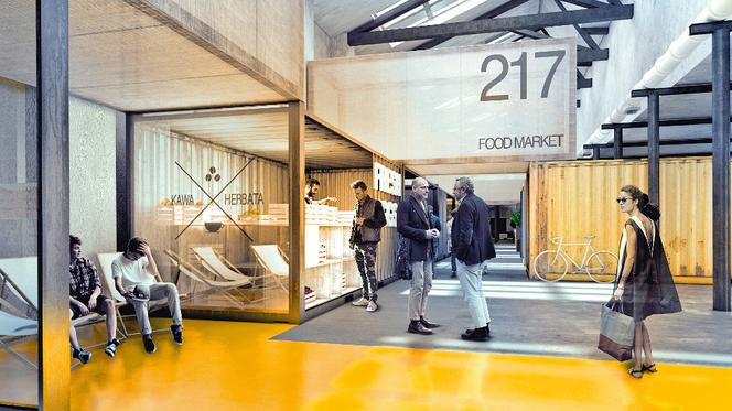 Food Boutique w dawnej fabryce w Łodzi