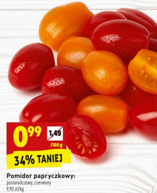 Biedronka - pomidory i schab