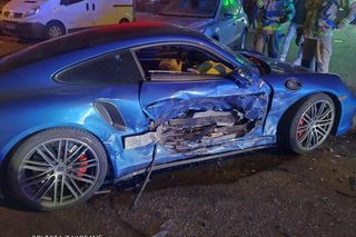 Białka Tatrzańska. Wypadek trzech aut. Zawinił kierowca porsche