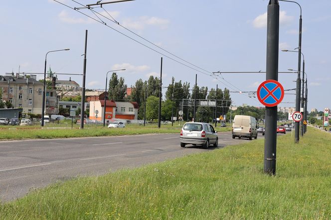 Tak wygląda al. Unii Lubelskiej w Lublinie przed przebudową (pierwsza połowa czerwca 2025)