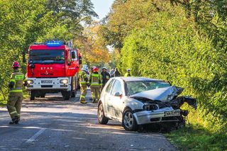 Wypadek na trasie Węgrów - Kosów Lacki
