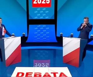 Karol Nawrocki na debacie prezydenckiej 2025