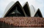 Golasy pozują przed operą w Sydney 