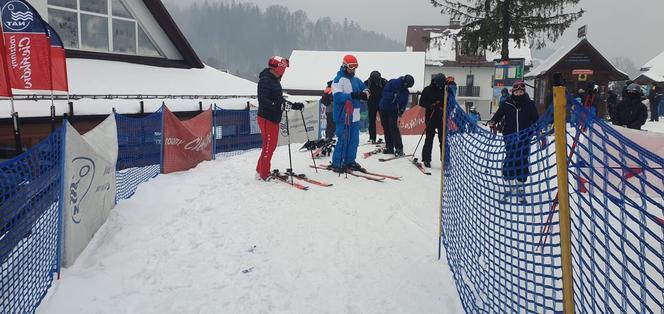 Prezydent Andrzej Duda na nartach
