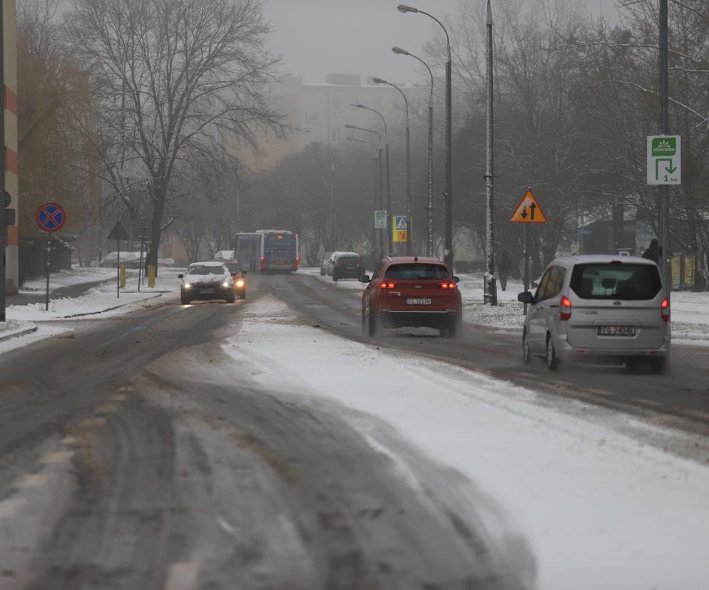 Trudne warunki na drogach w Gorzowie