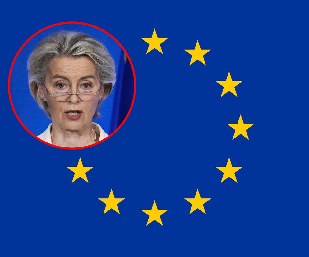 von der Leyen, flaga UE