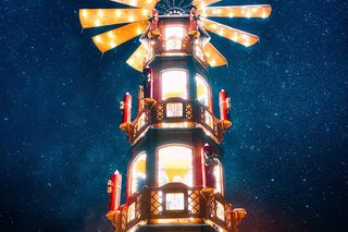 Tak iluminacje świąteczne rozświetlają Bydgoszcz! Magiczny widok