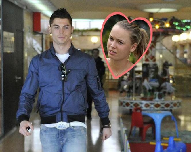 Cristiano Ronaldo flirtuje z Karoliną Woźniacką