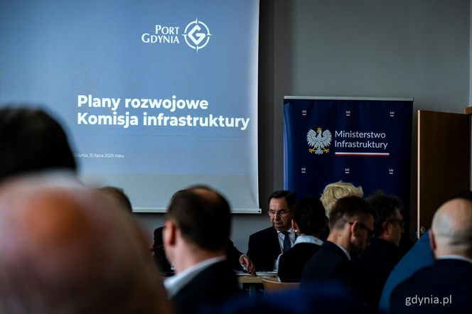 Posiedzenie sejmowej Komisji Infrastruktury w Porcie Gdynia