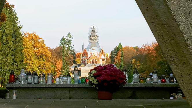 Wszystkich Świętych 2021 na Cmentarzu Centralnym w Szczecinie