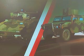 CBWP (po lewej) i Lekki pojazd wielozadaniowy 4x4 po prawej