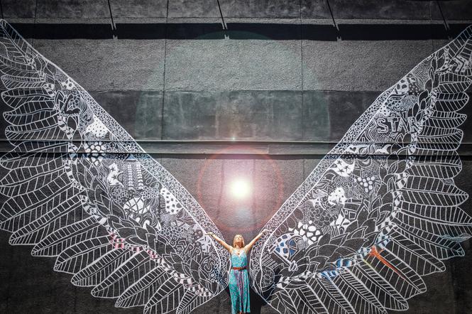 Anielskie skrzydła w centrum Kielc. Pomysł na nowy mural