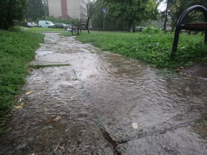 Potężna burza przeszła nad Krakowem