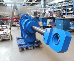 Zespół tłumika hydraulicznego dla górnictwa