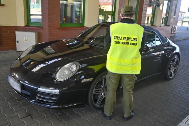 Zatrzymany Porsche