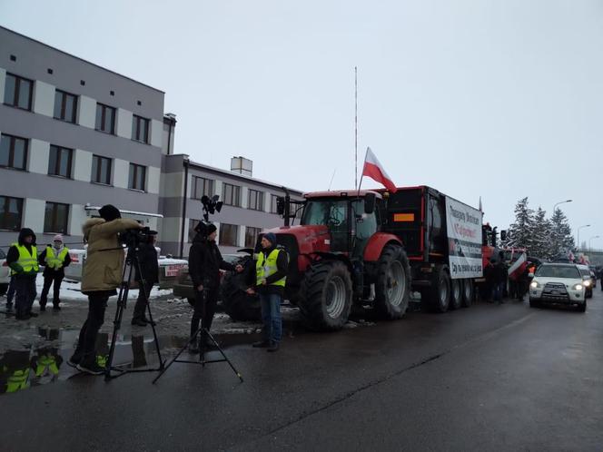 Protest rolników w Hrubieszowie - 9 lutego 2024