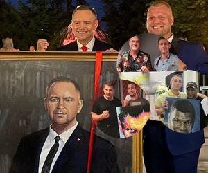 Karol Nawrocki, Mike Tyson, Tyson Fury i Andrzej Gołota. Prezydent w znakomitym towarzystwie, każdy z nich otrzymał ten prezent