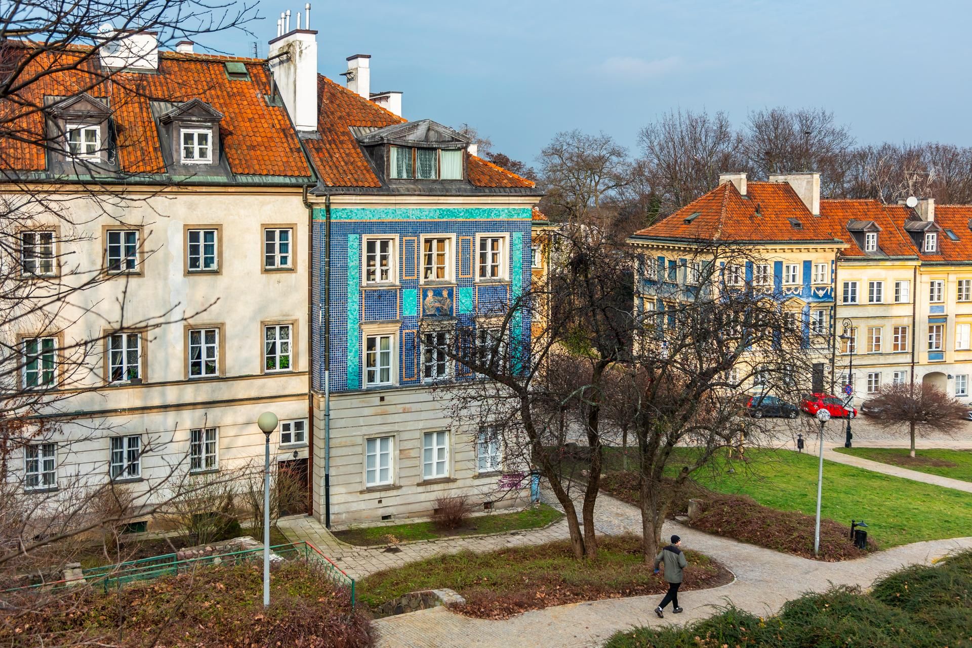 Mozaika na Mostowej 9a w Warszawie