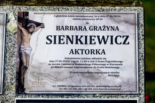 Pogrzeb Barbary Sienkiewicz